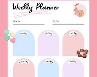 The Candy Weekly Planner