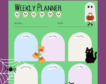 The Halloween Weekly Planner