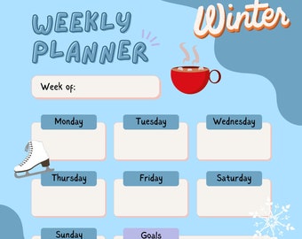 The Winter Weekly Planner