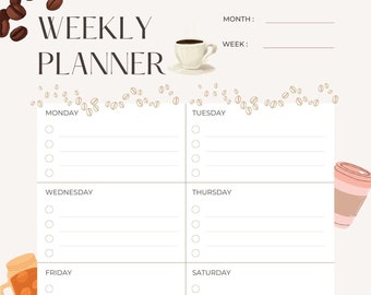 The Coffee Weekly Planner