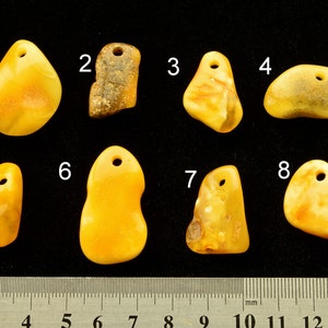 Baltic Amber Pendant, Genuine Amber Jewelry, Natural Baltic Amber Stone Amulet Yolk  PKB-087