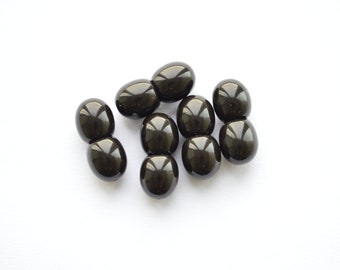 Plastic Screw Clasp For Baltic amber Jewelry, Beaded Jewelry Supplies Polished. Black