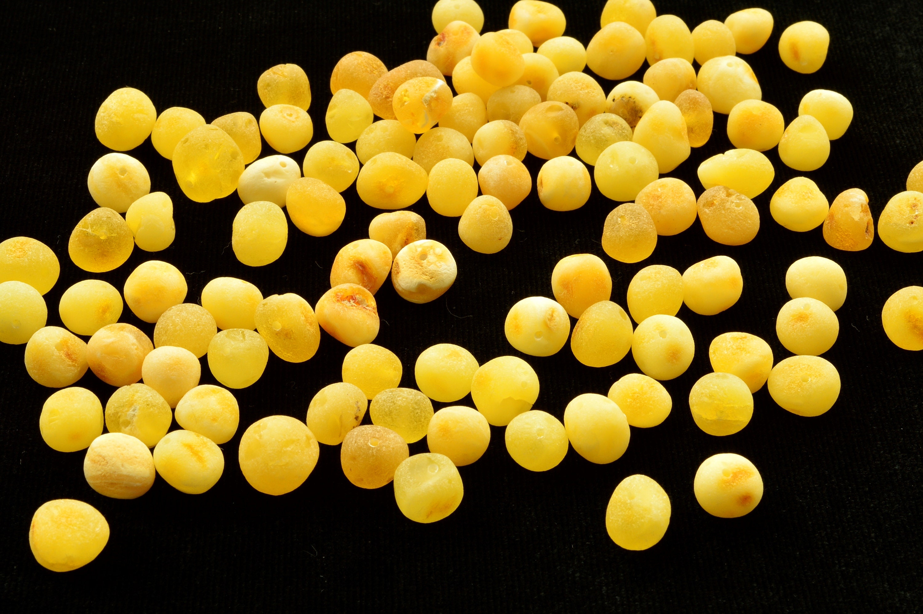 Raw Baltic Amber Beads 6.5-7.5 mm BAROQUE Style Unpolished Stones, Natural Amber, Genuine Unpolished Stones, Yolk color
