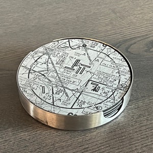 Stainless Round Airport Coasters
