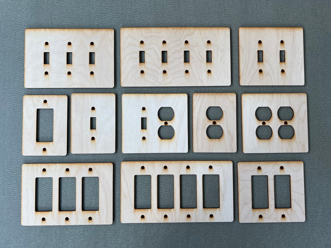 Original Light Switch Cover SVG DXF Set Digital Download Etsy