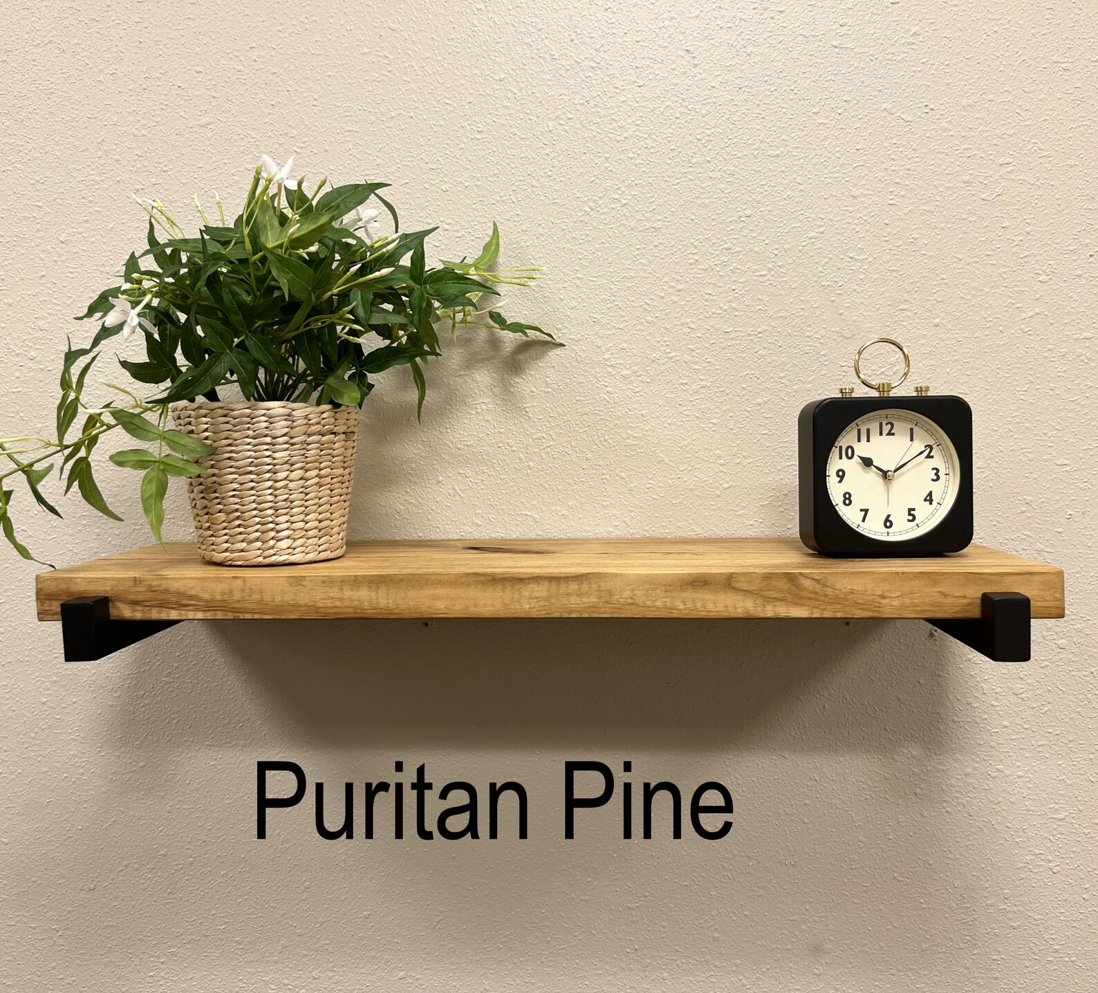 Minimalist Floating Shelf Square Tube Shelf Bracket Modern Etsy