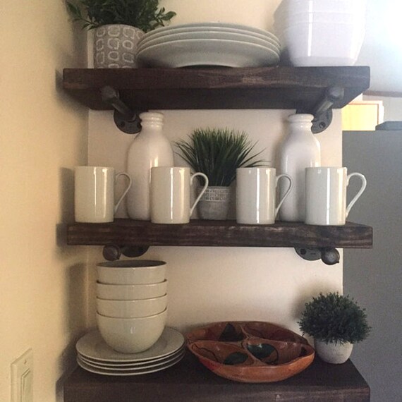 Espresso Industrial 7 25 Depth Floating Shelves Farmhouse Rustic Wood Pipe Shelf Bathroom Wall Magonila - Espresso Wall Shelves For Bathroom Espresso Industrial 7 25 Depth Floating Shelves Farmhouse Rustic Wood Pipe Shelf Bathroom Wall Magonila - Espresso Wall Shelves For Bathroom