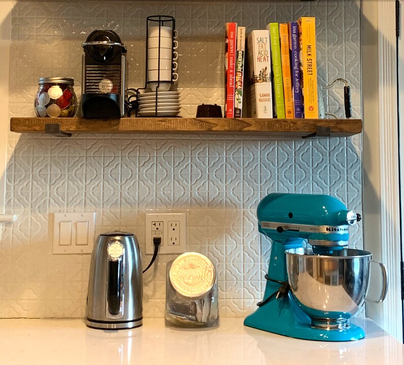 J Bracket Floating Shelf Rustic Floating Shelf Pot Plant Etsy