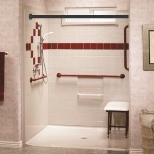 Industrial Plumbing Pipe Shower Curtain Rod. Rustic Farmhouse Etsy