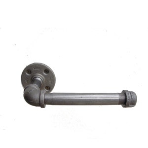 Industrial Pipe Toilet Paper Holder, Bathroom TP Holder, Iron Pipe Toilet Paper Roll Holder