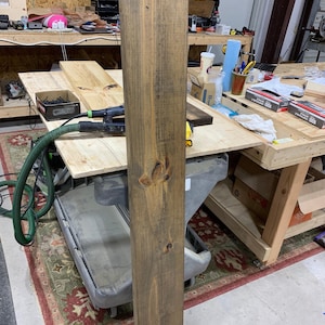 Rustic Wood Floating Shelf: Farmhouse Kitchen & Bathroom Shelving (No Brackets) imagem 3