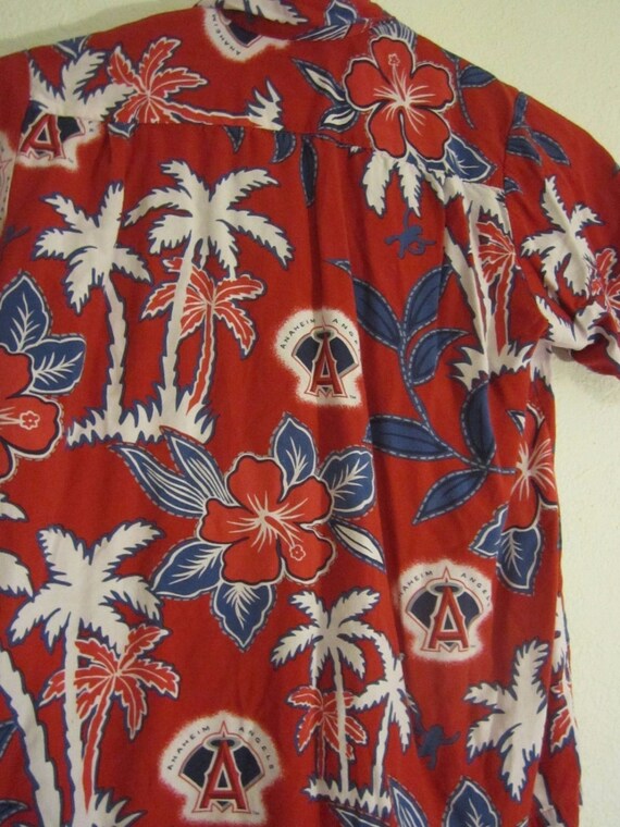 los angeles angels hawaiian shirt