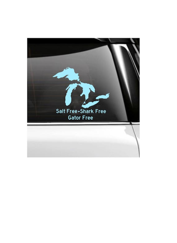 Great Lakes Pride Car Decal- Michigan- Salt Free