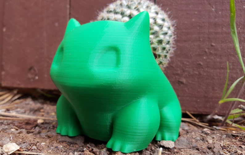 Bulbasaur 3D Printed Planter Multiple Sizes Available Etsy