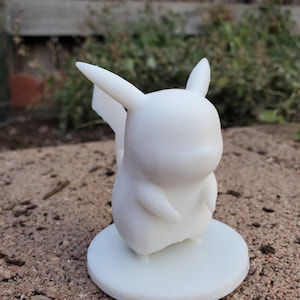 3D Printed Pikachu (Resin)
