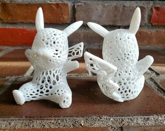 Pikachu Mesh Voronoi Statue (Resin)