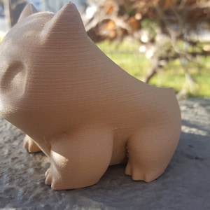 Bisasam Blumentopf Holz 3D Druck