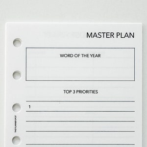 DRUCKBARE Masterplan-Einlagen – Taschenformat