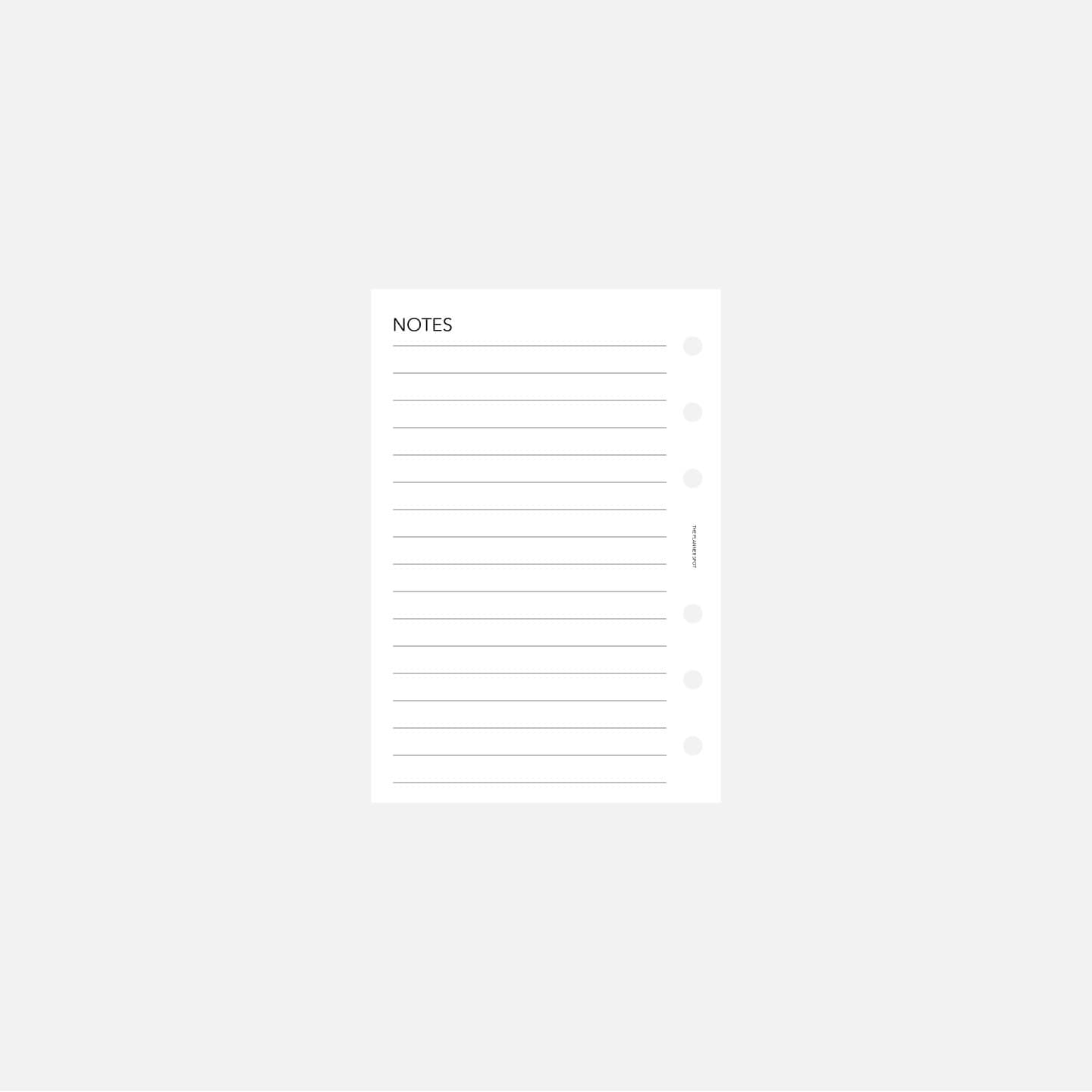 PRINTABLE Undated Horizontal Weekly Planner Inserts - Pocket Size - Etsy