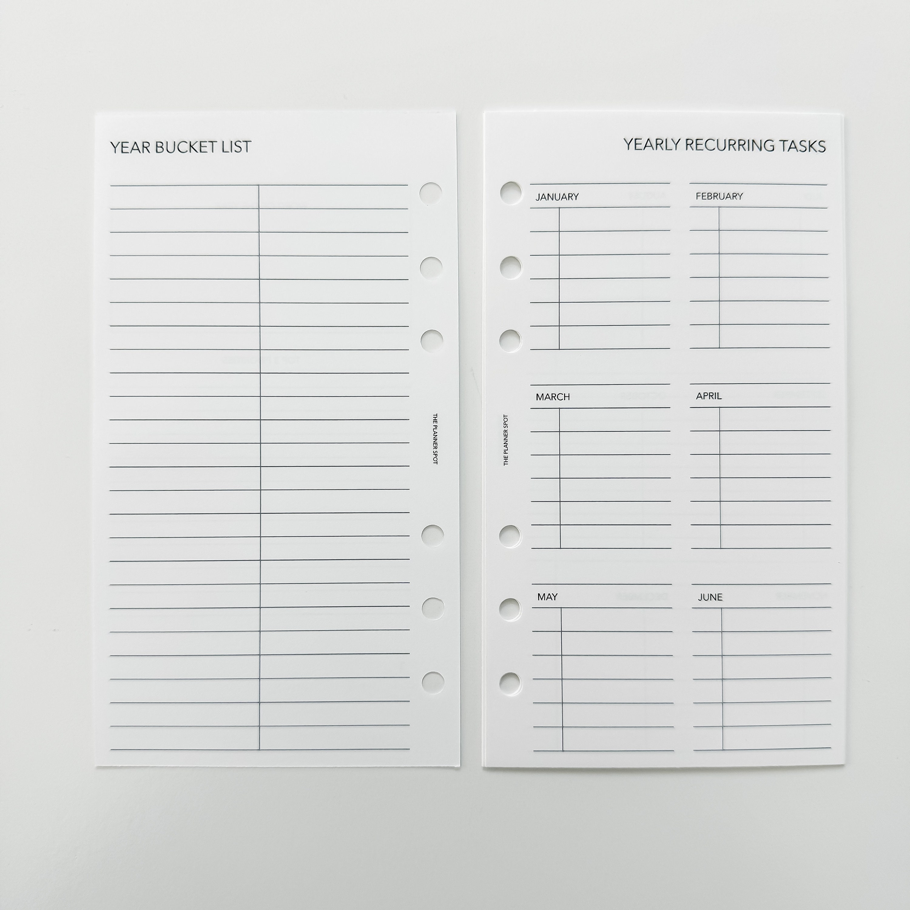 PRINTABLE Master Plan Inserts - Personal Size - Etsy