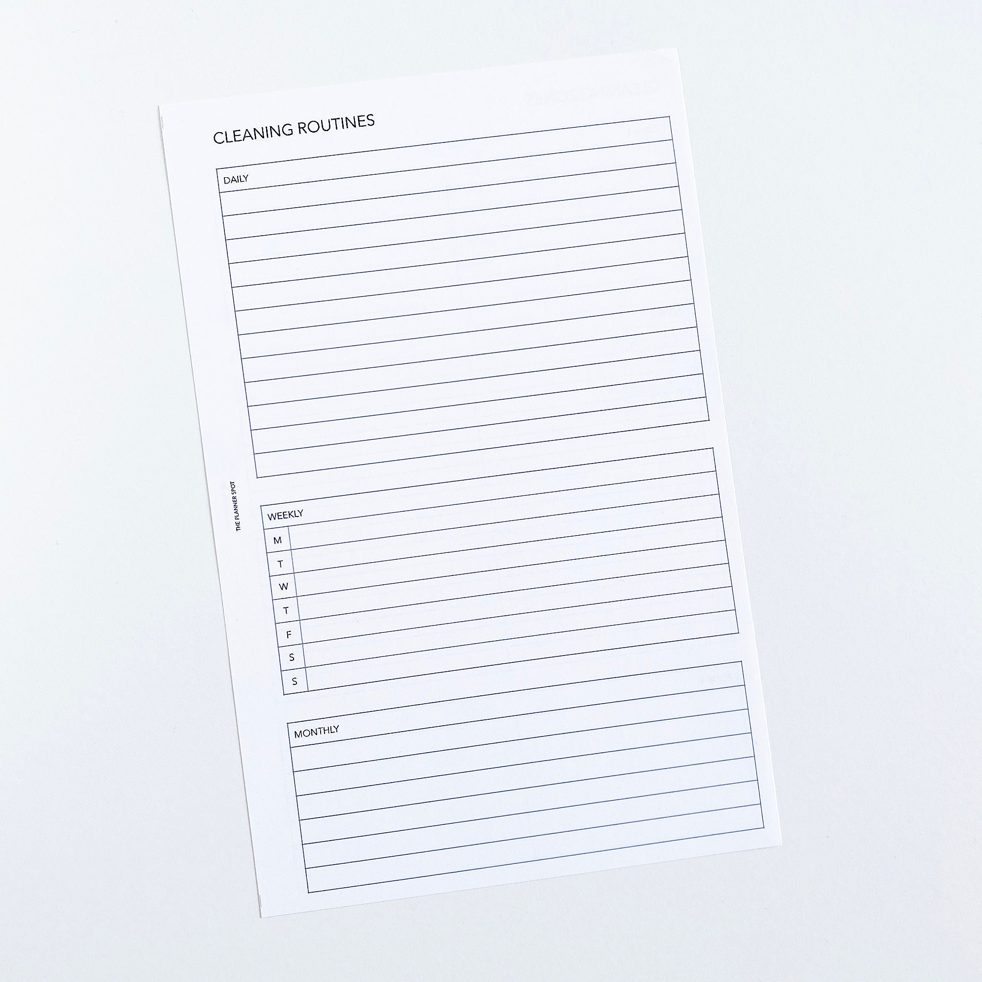 PRINTABLE Cleaning Routines Planner Insert - A5 Size - Etsy