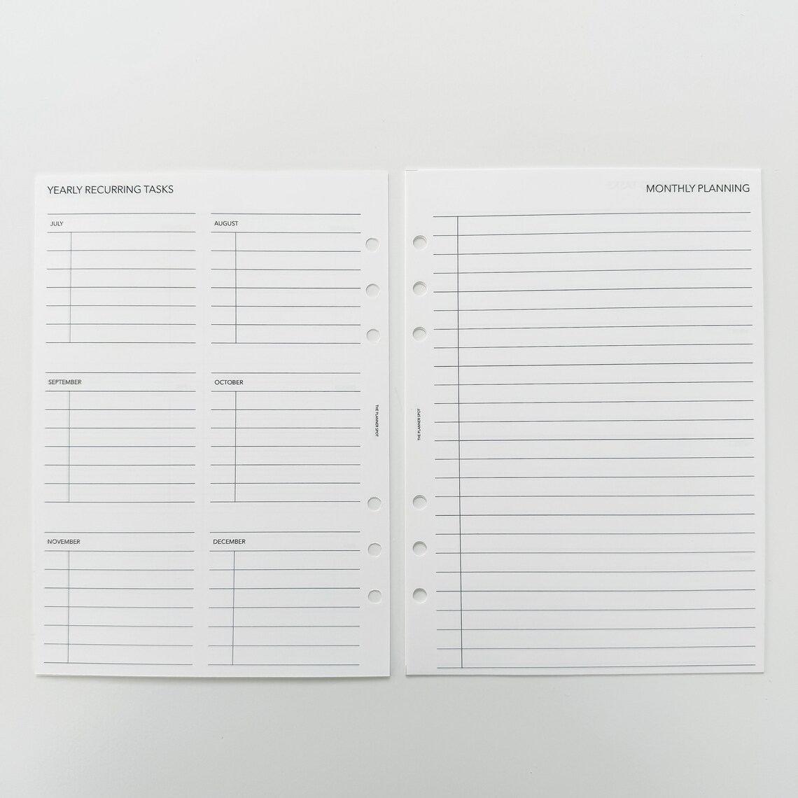 PRINTABLE Master Plan Inserts - A5 Size - Etsy