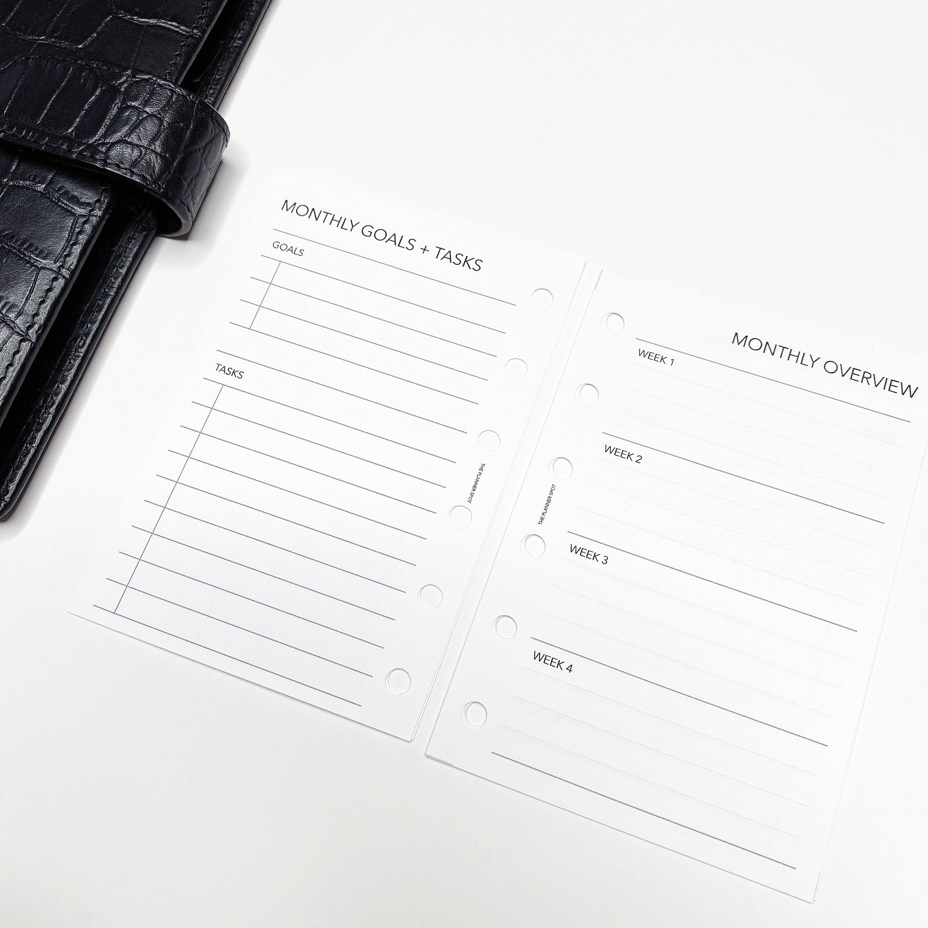 PRINTABLE Goals Planner Inserts - Pocket Size - Etsy