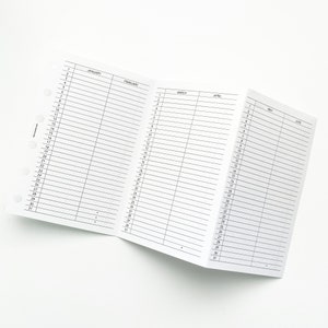 Inserti per agenda annuale perpetua STAMPABILI - Formato tascabile