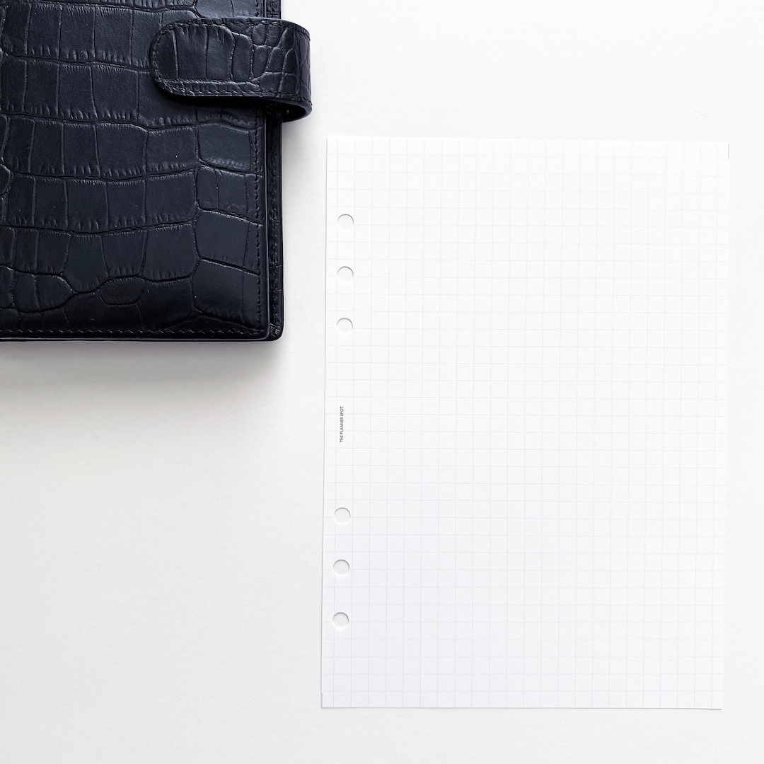 Planner Note Pages Grid Printable