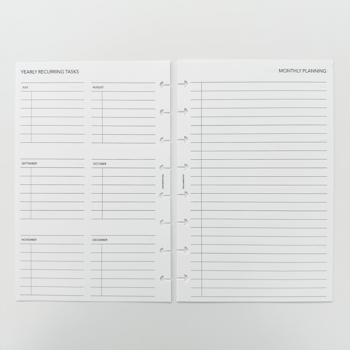 PRINTABLE Master Plan Inserts - Half Letter Size - Etsy
