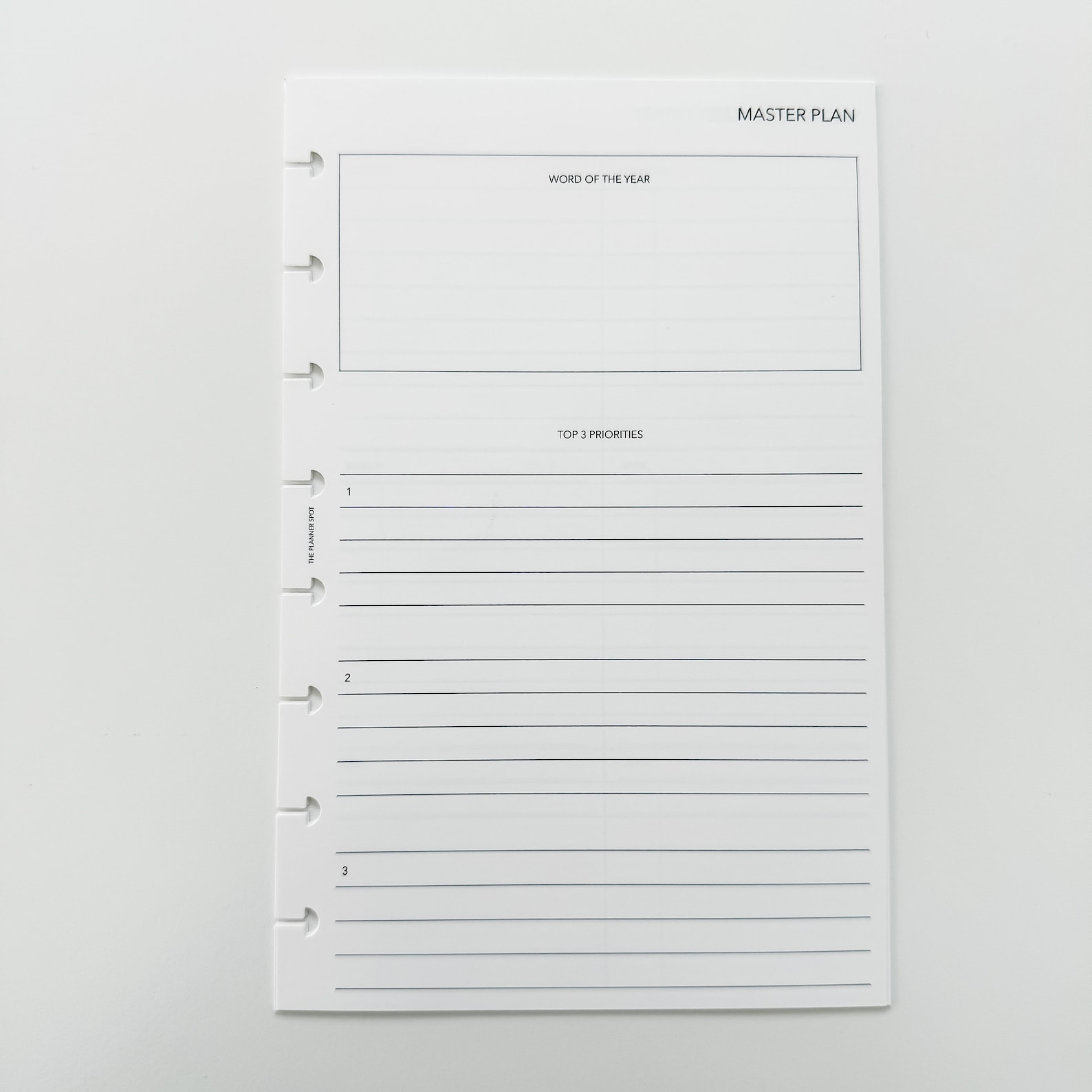 PRINTABLE Master Plan Inserts - Half Letter Size - Etsy