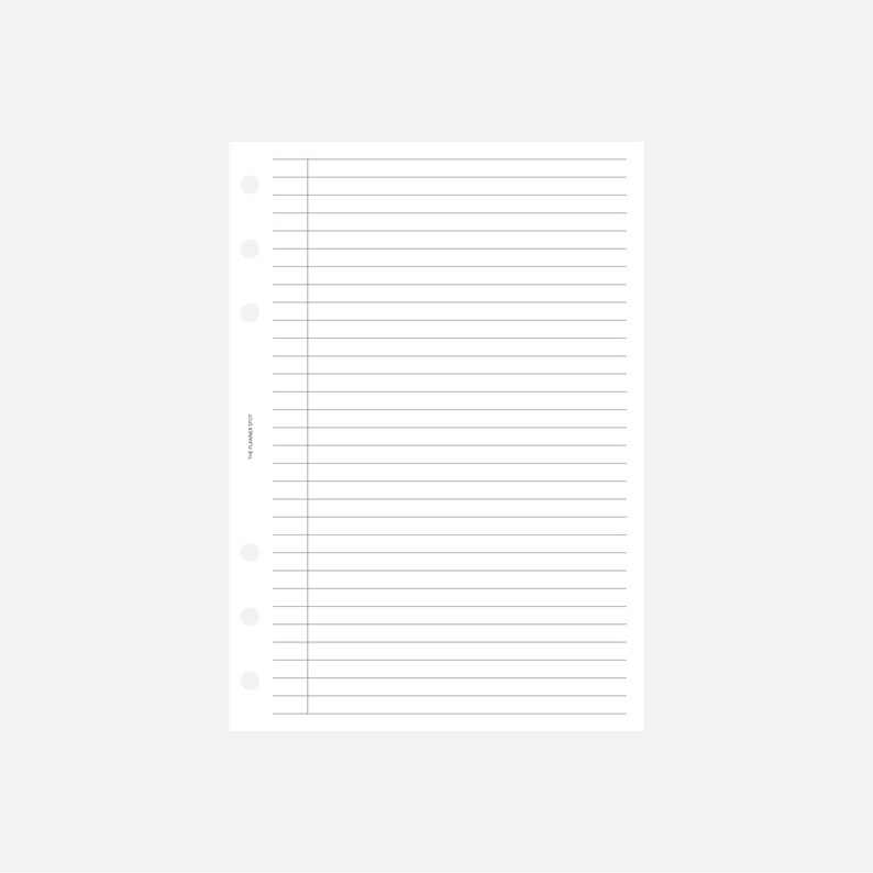 PRINTABLE Undated Weekly Planner Insert Personal Wide Size | Etsy