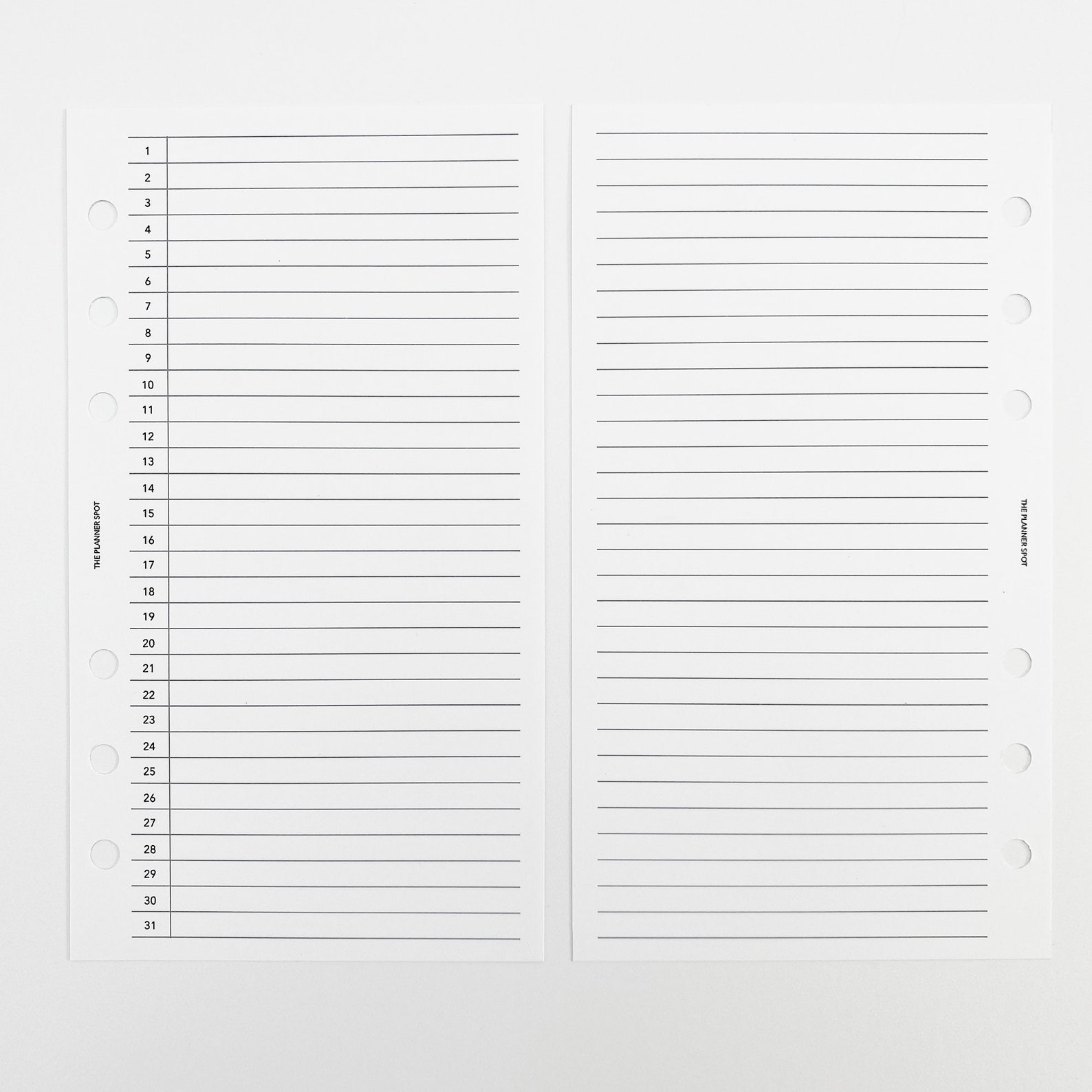 PRINTABLE Dated 2024 Monthly Planner Insert - Personal Size - Etsy