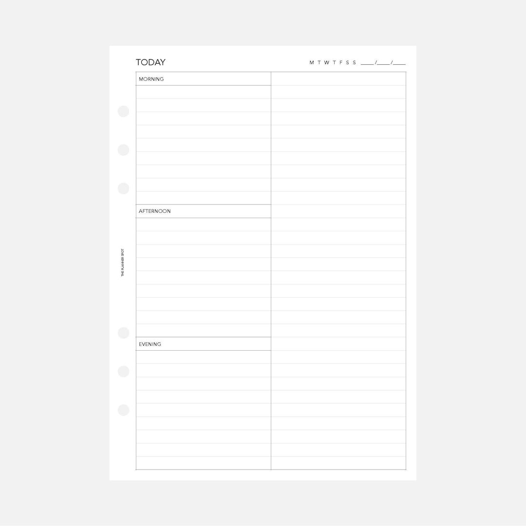 PRINTABLE Undated Daily Planner Insert - A5 Size - Etsy