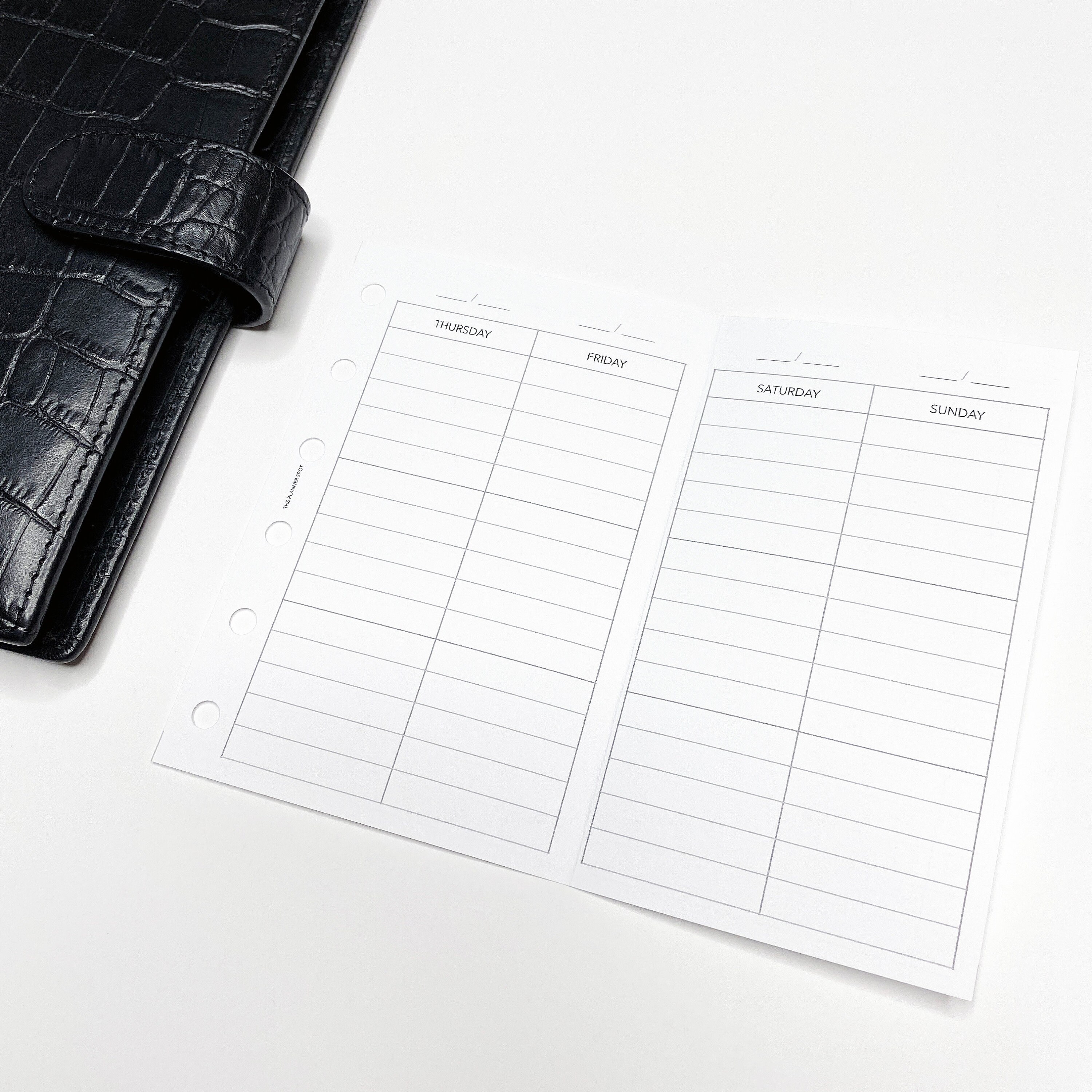 PRINTABLE Weekly Foldout Planner Inserts - Pocket Size - Etsy