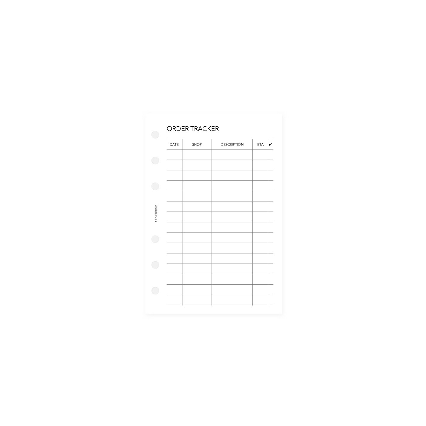 Paper calendars planners modern minimal printable planner online