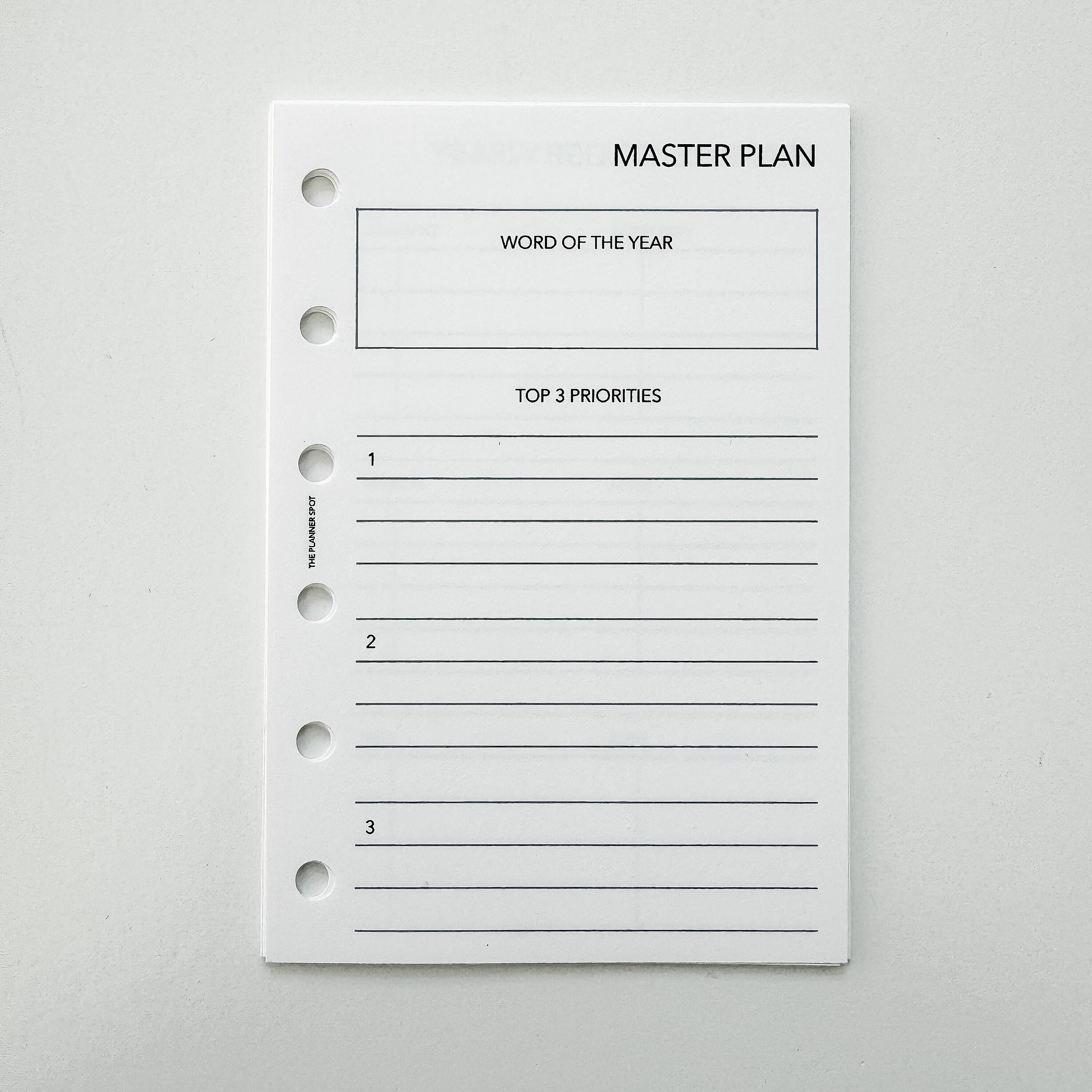 PRINTABLE Master Plan Inserts - Pocket Size - Etsy UK
