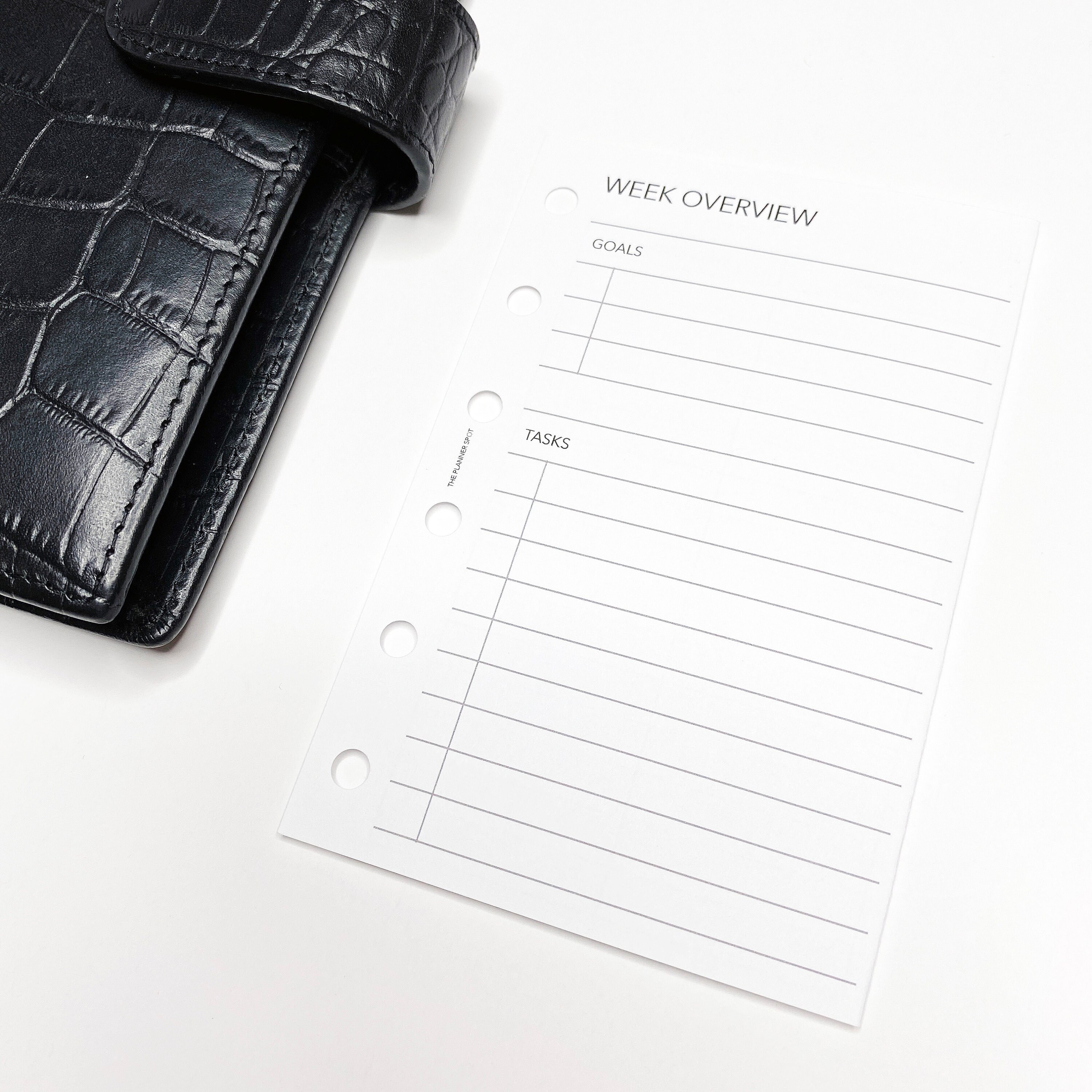 PRINTABLE Weekly Foldout Planner Inserts - Pocket Size - Etsy