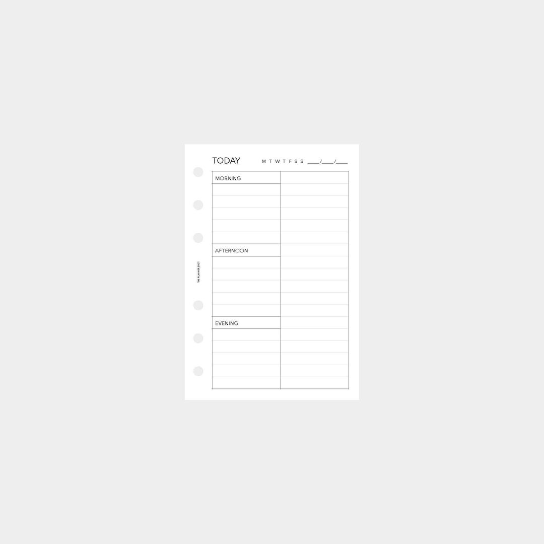 PRINTABLE Undated Daily Planner Inserts - Pocket Size - Etsy