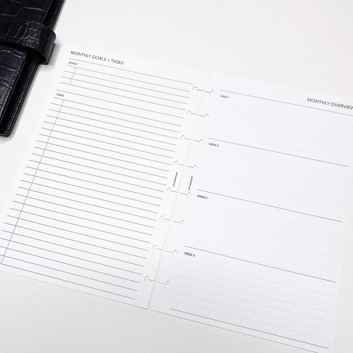PRINTABLE Goals Planner Insert - Half Letter Size - Etsy