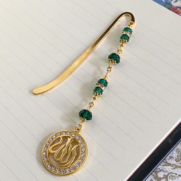 Personalised Quran bookmarks, Allah pendant, personalised gifts.