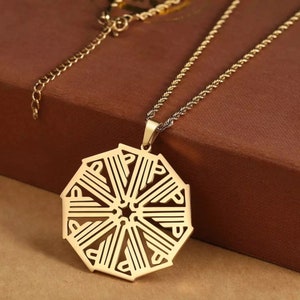 Allah Arabic calligraphy necklace