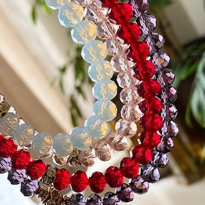 Personalised crystal tasbih