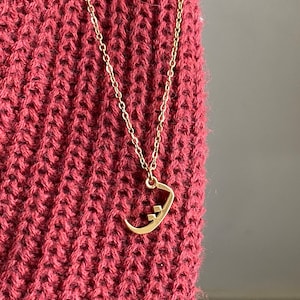 Arabic letter necklace stainless steel