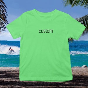 tee shirt gosse personnalisé t-shirt été gosse tee shirt gosse personnalisé été chemise gosse été personnalisé chemise verte personnalisée