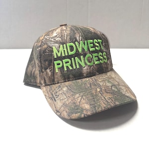 Gorra bordada con camuflaje de Princesa del Medio Oeste Gorra de camuflaje Gorra de camuflaje personalizada Bordado de camuflaje personalizado