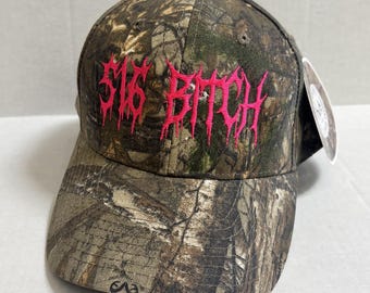 Gorra de camuflaje Death Heavy Metal, regalo, gorra bordada personalizada, gorra con fuente Real Tree Death Heavy Metal, gorra de caza de camuflaje personalizada, texto personalizado