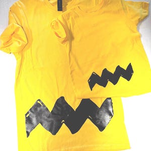 tee shirt charlie marron à rayures tee shirt charlie marron à rayures tee shirt charlie marron à rayures déguisement d'halloween image 8
