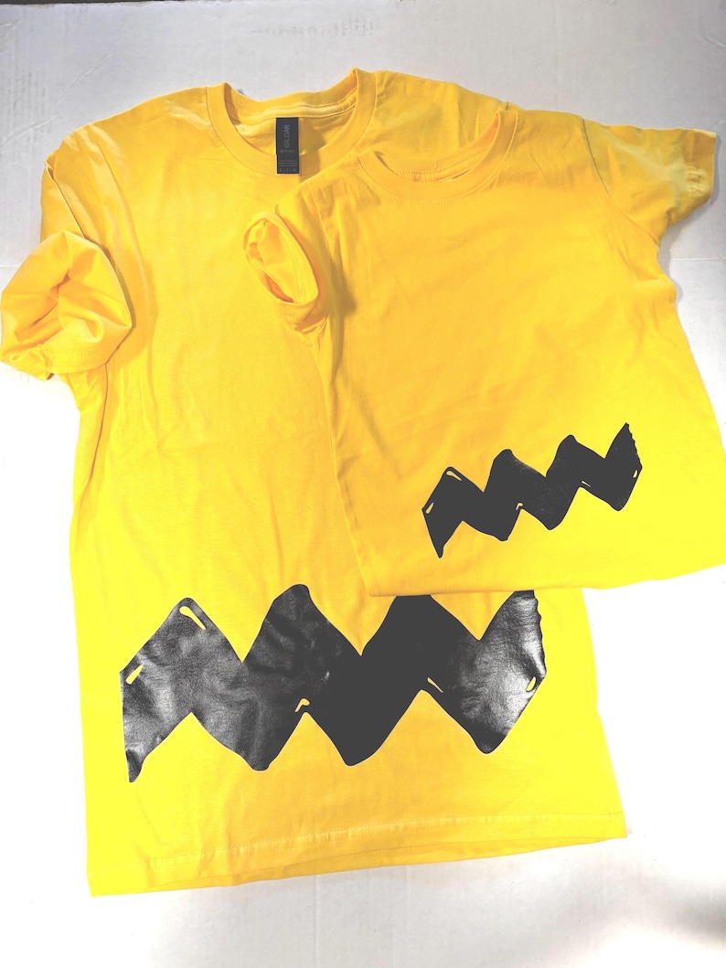 tee shirt charlie marron à rayures tee shirt charlie marron à rayures tee shirt charlie marron à rayures déguisement d'halloween image 8