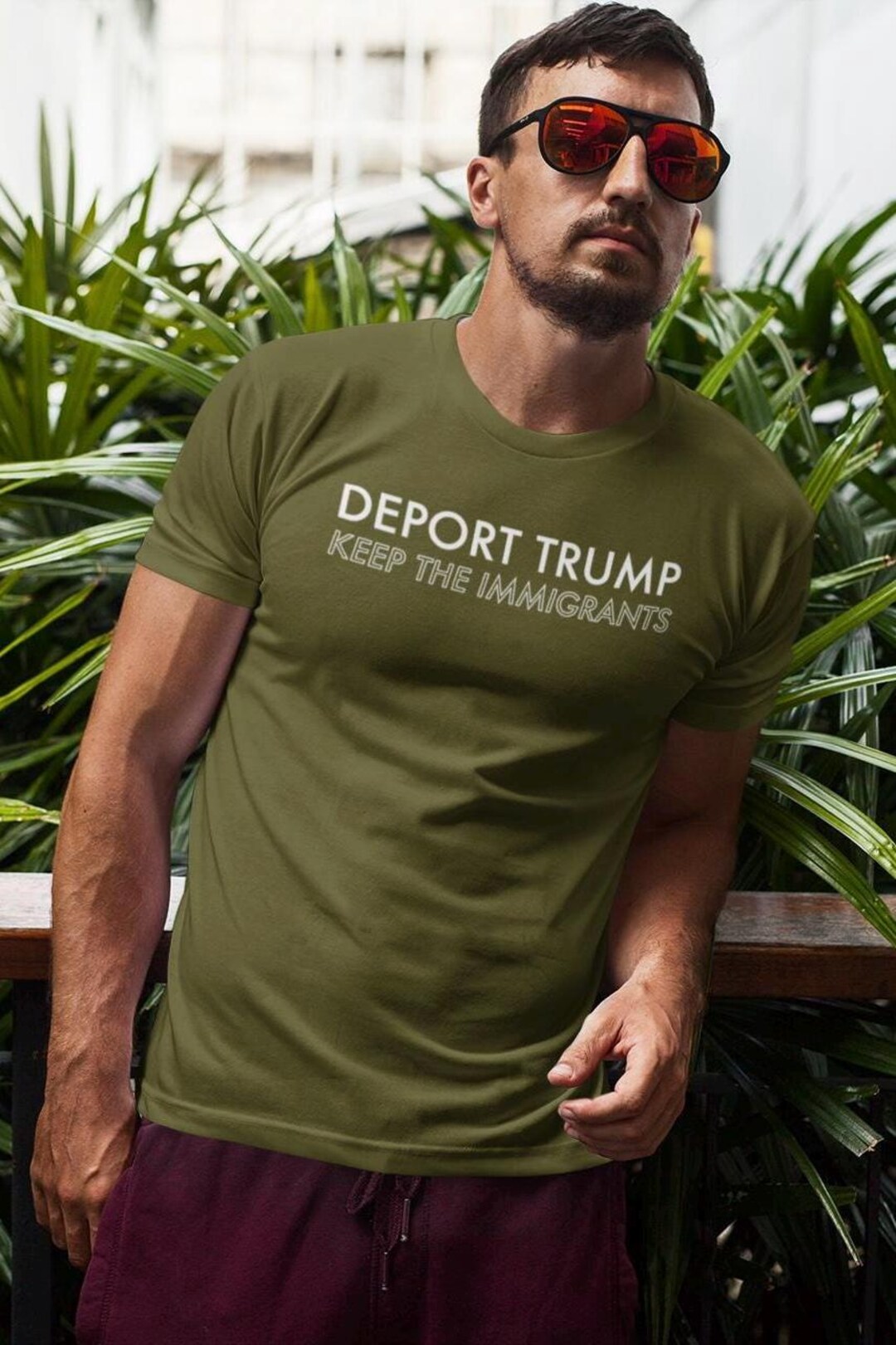 Anti Trump Anti Fascism Anti Fascist Shirt Deport Trump Feminist Tshirt ...
